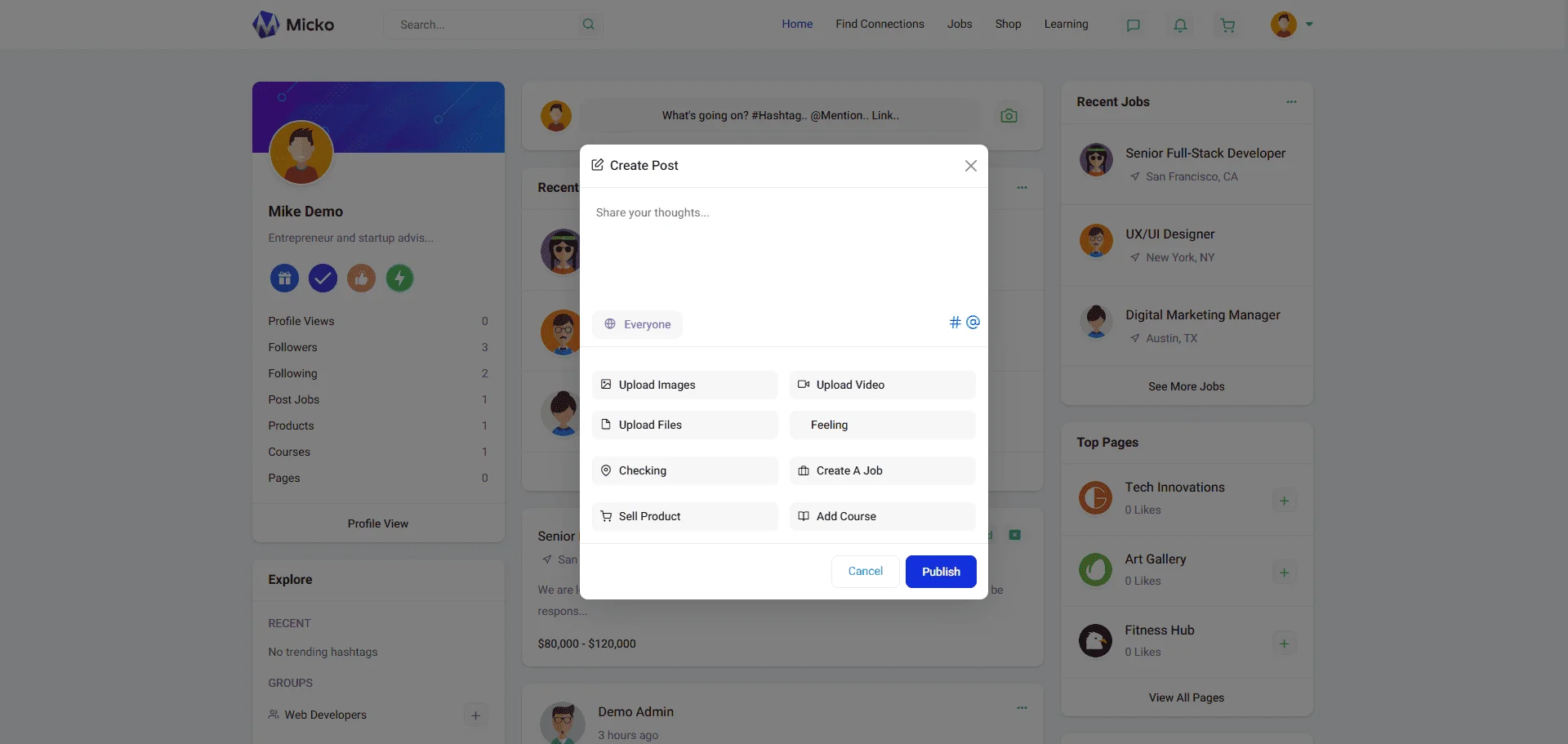 Micko – All-in-One Digital Marketplace, LMS &amp; Community Platform