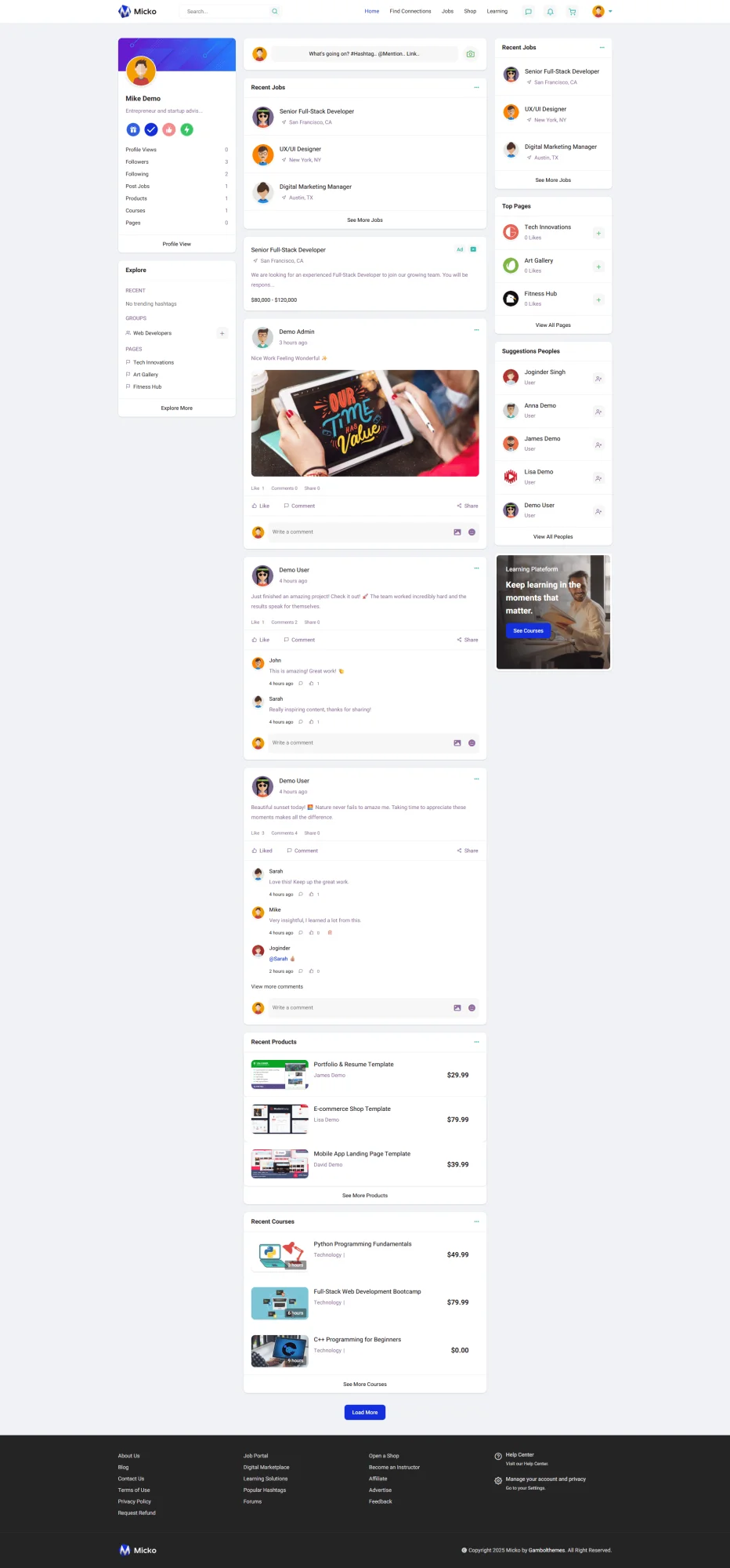 Micko – All-in-One Digital Marketplace, LMS &amp; Community Platform