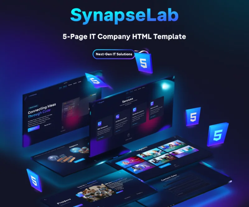 SynapseLab | Multipurpose Bootstrap Template - HTML Templates | Gambolthemes