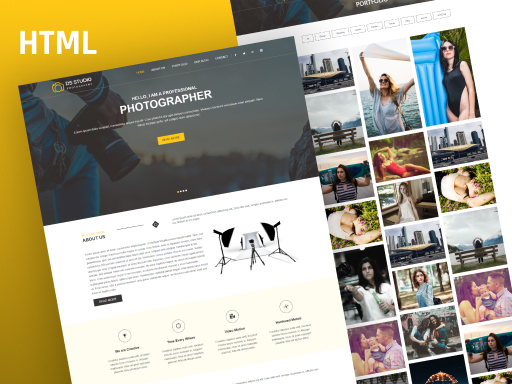 DS Studio - Photography Html Template for Photographers