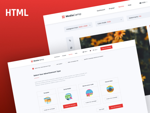 Mediacamp - Online Advertising HTML Template