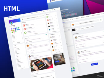 Micko - Social Community and Marketplace HTML Template